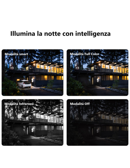 Imou Cruiser 2C 2K (3MP) - Telecamera Wi-Fi Esterno Motorizzata 360° - Visione Notturna a Colori, IP66, Tracciamento Intelligen