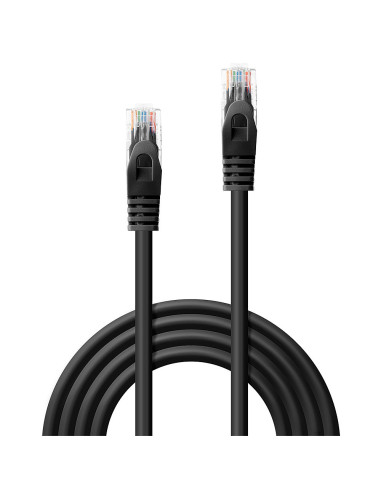 Lindy 48193 cavo di rete Nero 2 m Cat6 U/UTP (UTP)