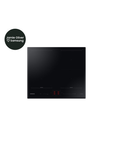 Samsung NZ64B5066KK Piano cottura a induzione 60cm Slim Fit Doppia Flex Zone 4 zone cottura Limitatore di potenza WiFi