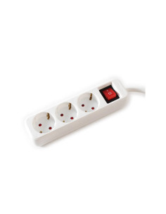 VALUE POWER STRIP, 3X, CON INTERRUTTORI, BIANCO, 1.5M, SHUKO