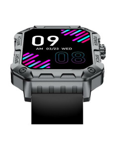 Nilox NXSWTRAILWATCH smartwatch e orologio sportivo 4,85 cm (1.91") Digitale 320 x 385 Pixel Touch screen Acciaio inox 2