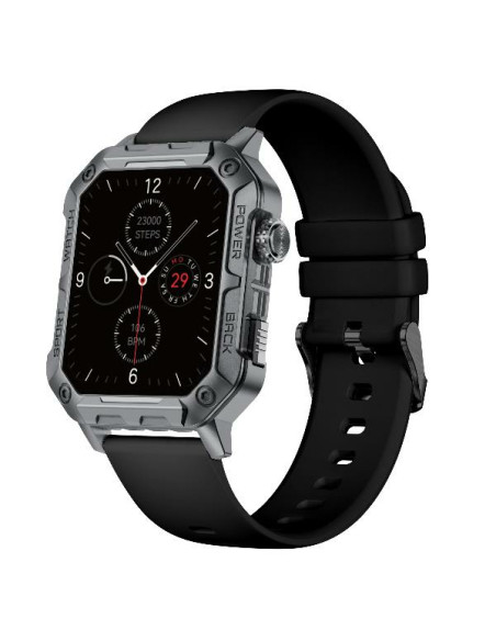 Nilox NXSWTRAILWATCH smartwatch e orologio sportivo 4,85 cm (1.91") Digitale 320 x 385 Pixel Touch screen Acciaio inox