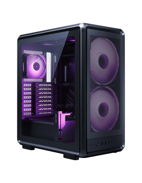 COOLER MASTER FRAME 500 MESH ARGB BLACK  MB ATX/MAATX  MIITX MODULARE  3 VENTOLE 2x200MM FRONT  1x12