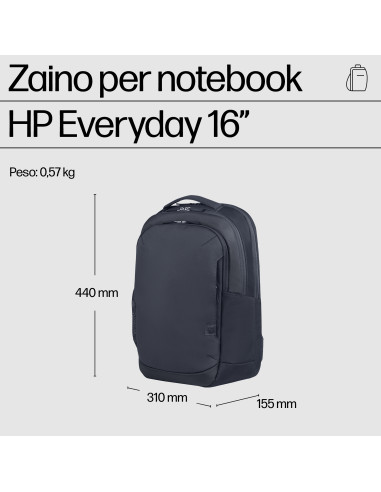 HP Zaino per notebook Everyday 16"