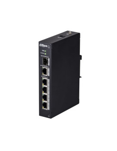 Dahua Technology Access DH-PFS3106-4T switch di rete Non gestito L2 Fast Ethernet (10/100) Nero