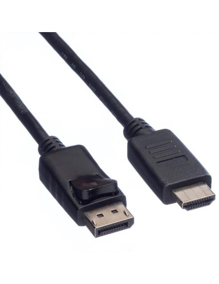 Value 11.99.5781 cavo e adattatore video 2 m DisplayPort Nero