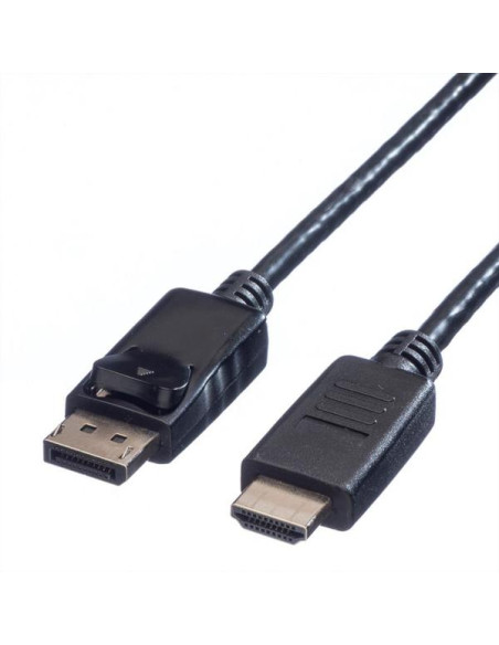 Value 11.99.5781 cavo e adattatore video 2 m DisplayPort Nero