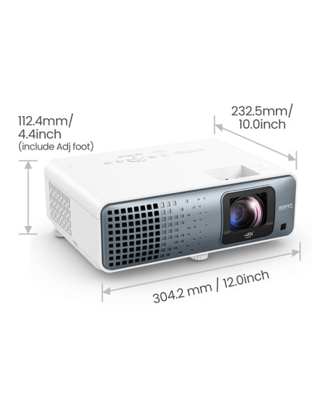 BenQ TK710STi Proiettore a corto raggio 3200 ANSI lumen DLP UHD 4K (3840x2160) Compatibilità 3D Nero, Bianco