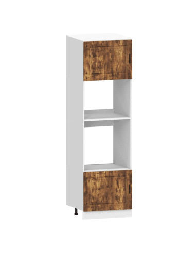 Set Mobili da Cucina 7 pz Kalmar Rovere Fumo Legno Multistrato