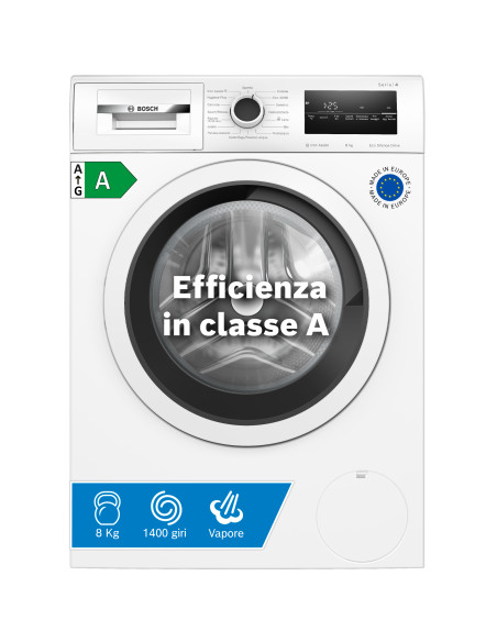 Bosch Serie 4 WAN28208II Lavatrice a carica frontale 8kg 1400g/min Bianco Classe A