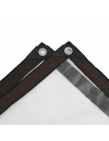 Telone Trasparente con Occhielli 1x5 m in Polietilene