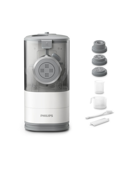 Philips Viva Collection 5000 Series, Macchina per la pasta fresca, Pasta Maker HR2345/19 - Compatto, con 4 trafile