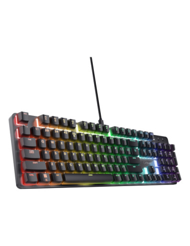Trust GXT 871 Zora tastiera Gaming USB Italiano Nero