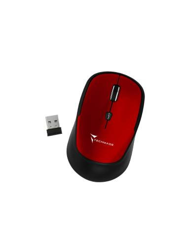 Techmade Mouse Wireless TM-XJ35 Red