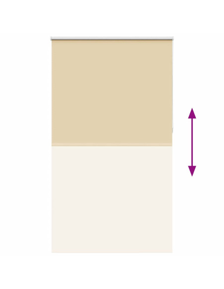 Tenda a Rullo Oscurante 130x230 cm Larghezza Tessuto 126,6 cm