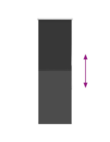 Tenda a Rullo Oscurante 45x175 cm Larghezza Tessuto 40,7 cm