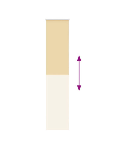 Tenda a Rullo Oscurante 45x230 cm Larghezza Tessuto 40,7 cm