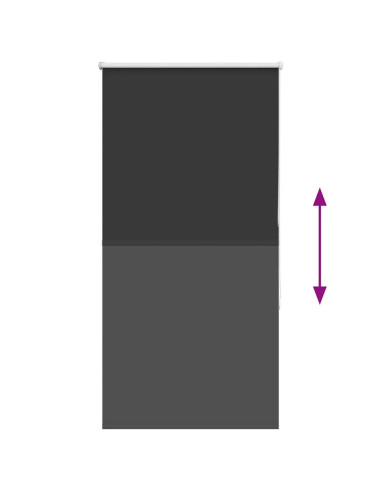 Tenda a Rullo Oscurante 65x175 cm Larghezza Tessuto 60,7 cm