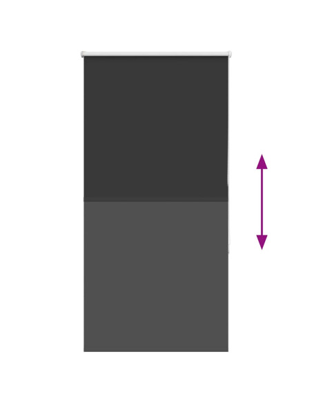 Tenda a Rullo Oscurante 65x175 cm Larghezza Tessuto 60,7 cm