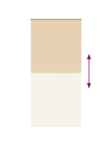 Tenda a Rullo Oscurante 90x230 cm Larghezza Tessuto 85,7 cm