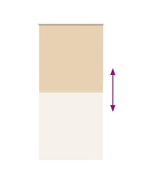 Tenda a Rullo Oscurante 90x230 cm Larghezza Tessuto 85,7 cm