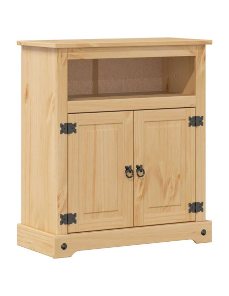 Set Mobili da Bagno 3 pz Corona in Legno Massello di Pino