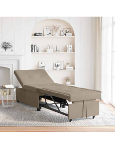 Divano Letto Estraibile 67cm Talpa Microfibra