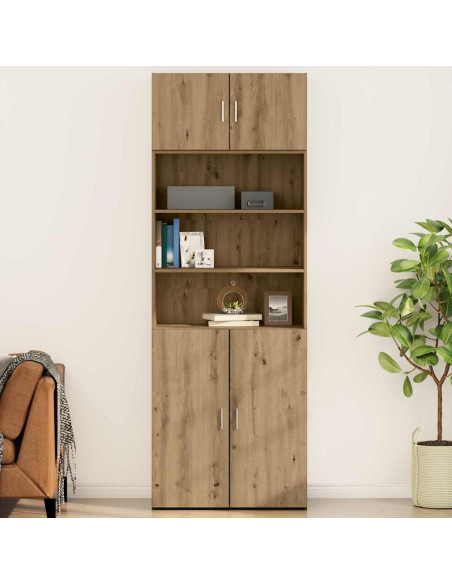 Armadietto a muro rovere artigianale 80 x 42.5 x 40 cm