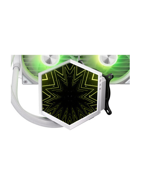 TRYX RAFF LIQUIDO STAGE ARGB 360 WHITE IPS DISPLAY