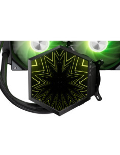 TRYX RAFF LIQUIDO STAGE ARGB 360 BLACK IPS DISPLAY