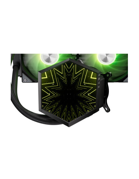 TRYX RAFF LIQUIDO STAGE ARGB 360 BLACK IPS DISPLAY