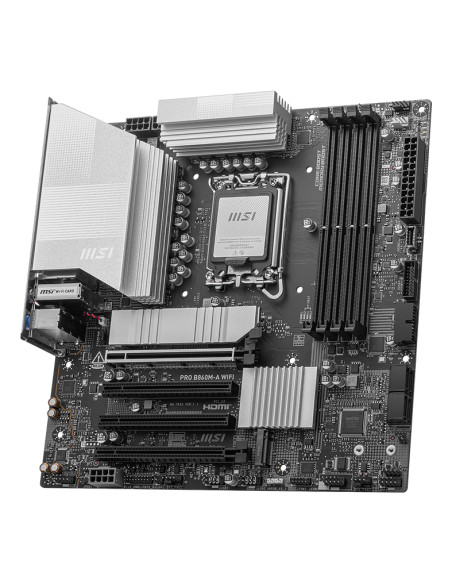 MSI PRO B860M-A WIFI scheda madre Intel B860 LGA 1851 (Socket V1) micro ATX
