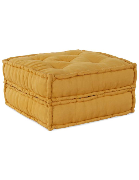 Divano Componibile Giallo 70x70x36 in Tessuto