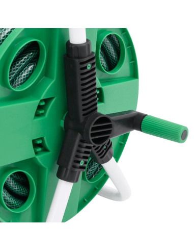 Avvolgitubo Verde Autoportante con Tubo 20 m PVC