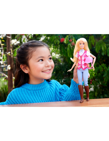 Barbie Mysteries The Great Horse Chase Bambola 'Malibu' Con Abiti E Accessori Da Equitazione