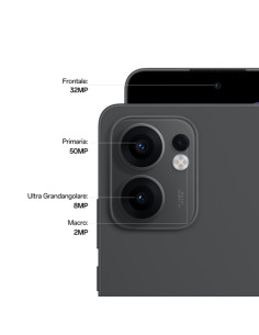 OPPO Reno13 F 5G AI Smartphone, Tripla fotocamera 50+8+2MP, Selfie 32MP, Display 6.67” 120HZ AMOLED FHD+, 5800mAh, RAM 8GB(Esp 2