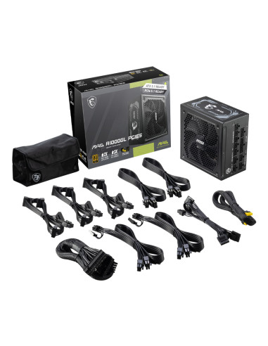 MSI MAG A1000GL PCIE5 alimentatore per computer 1000 W 24-pin ATX ATX Nero