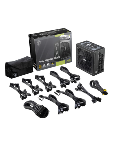 MSI MAG A1000GL PCIE5 alimentatore per computer 1000 W 24-pin ATX ATX Nero