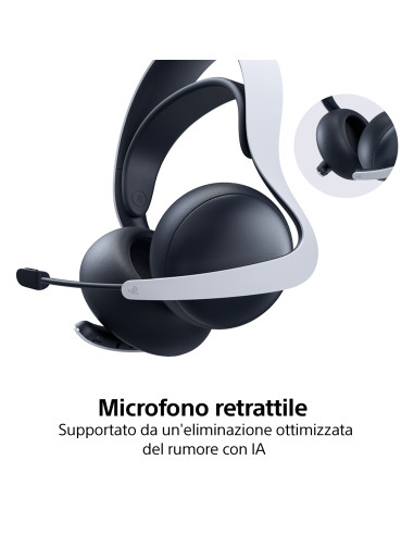 Sony Pulse Elite Auricolare Wireless A Padiglione Gaming Bluetooth Nero