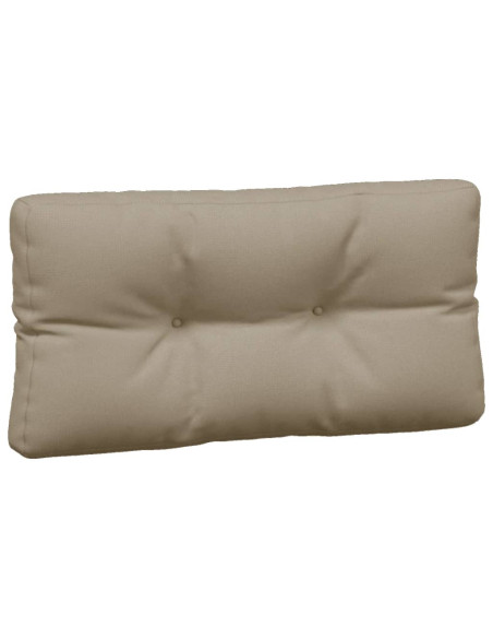 Cuscini per Pallet 3 pz Tortora in Tessuto