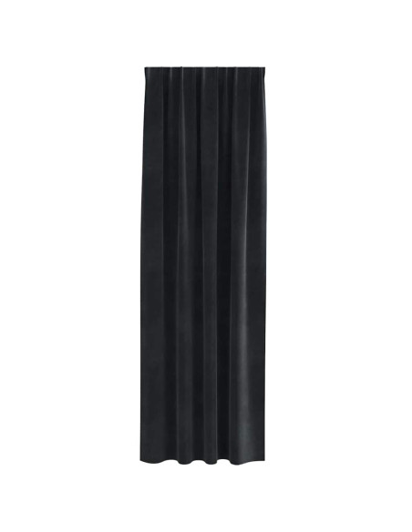 Tende oscuranti 2 pcs Nero 140 x 260 cm Velluto
