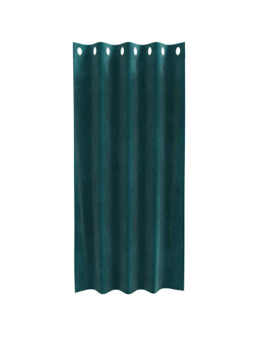 Tende oscuranti 2 pcs Verde Scuro 140 x 175 cm Velluto