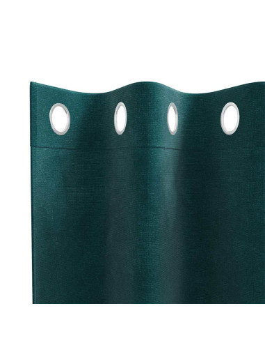 Tende oscuranti 2 pcs Verde Scuro 140 x 175 cm Velluto
