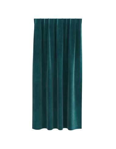 Tende oscuranti 2 pcs Verde Scuro 140 x 175 cm Velluto