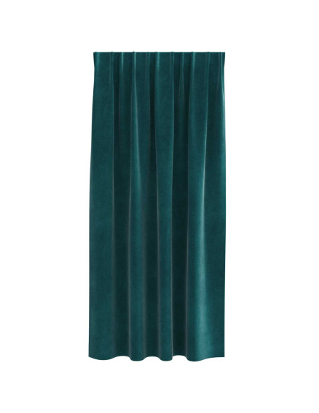 Tende oscuranti 2 pcs Verde Scuro 140 x 175 cm Velluto