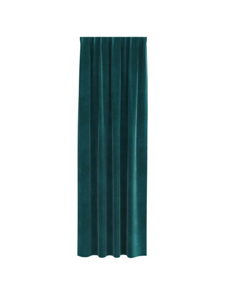 Tende oscuranti 2 pcs Verde Scuro 140 x 260 cm Velluto