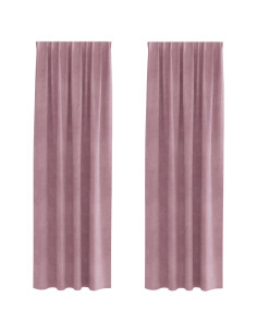 Tende oscuranti 2 pcs Rosa scuro 140 x 245 cm Velluto 2