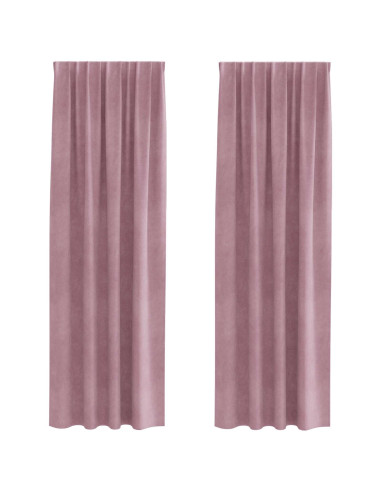 Tende oscuranti 2 pcs Rosa scuro 140 x 245 cm Velluto