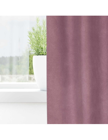 Tende oscuranti 2 pcs Rosa scuro 140 x 245 cm Velluto