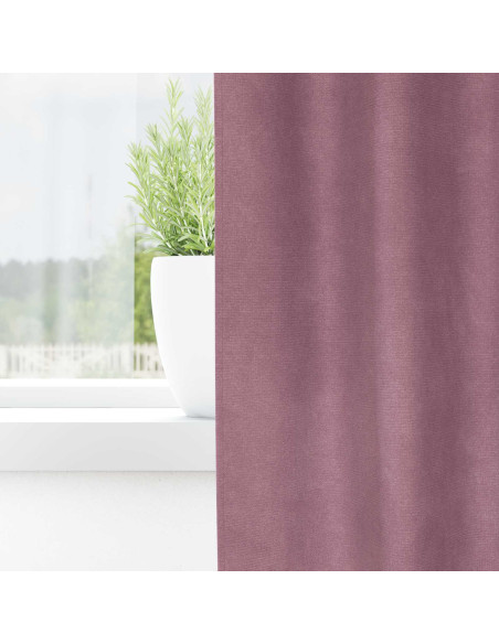Tende oscuranti 2 pcs Rosa scuro 140 x 245 cm Velluto